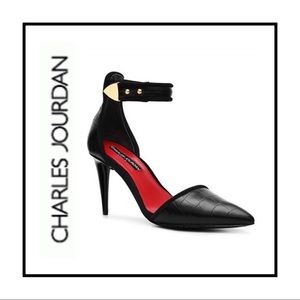 ⚡️PRICE REDUCED: CHARLES JOURDAN  ANKLE PUMP